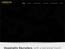Tablet Screenshot of horizonplacements.com